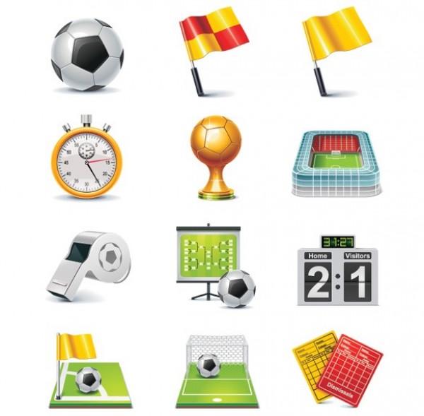 Pixel Perfect Football Soccer Vector Icons web vector unique trophy stylish stopwatch stadium soccer icons Soccer result referee’s whistle quality original new illustrator icons high quality graphic goal fresh free download free football icons football flag download design creative corner ball   