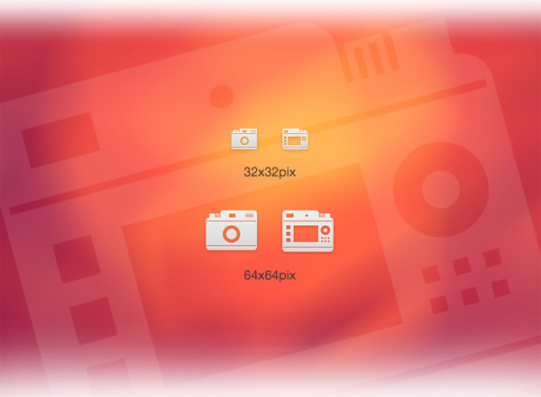 Perfect Pixel White Camera and Cam Icons Set PSD white web unique ui elements ui stylish set quality pixel original new modern interface icon hi-res HD glyph fresh free download free elements download detailed design creative clean camera icon camera camcorder cam icon cam 64px 32px   