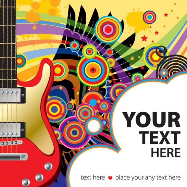 Electric Guitar Abstract Circles Vector Background wings web vector unique ui stylish quality original new music interface illustrator high quality hi-res HD guitar graphic fresh free download free elements electric guitar download detailed design creative circles background abstract   