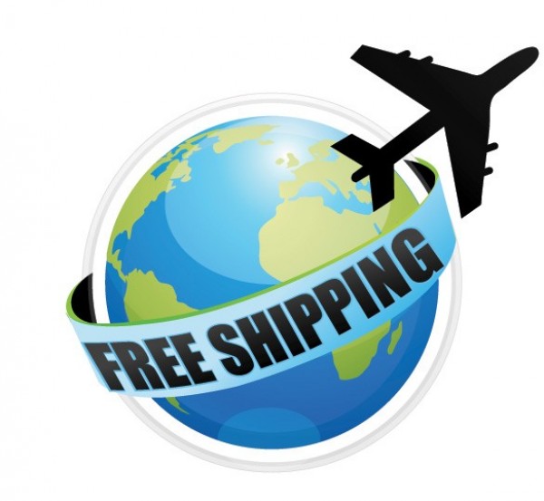 Around the World Shipping Vector Icon world web vector unique ui elements stylish shipping icon quality original new jet interface illustrator icon high quality hi-res HD graphic globe fresh free shipping free download free eps elements earth download detailed design creative around the world   
