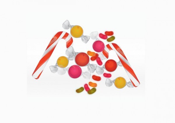 Pile of Candy Christmas Vector Illustration wrapped web vector unique ui elements Treat sweets sweet Sugary sugar stylish quality original new lollipop Jelly Bean interface illustrator high quality hi-res HD graphic fresh free download free food Foil elements download detailed dessert design creative colorful christmas candy cane   