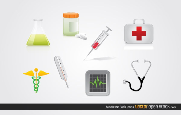 8 Medical Vector Icons Set web vector unique ui elements stylish set quality original new needle medicine icons medicine medical kit medical icons interface injection illustrator icons hospital high quality hi-res HD graphic fresh free download free first aid elements download doctor detailed design creative beaker ai   