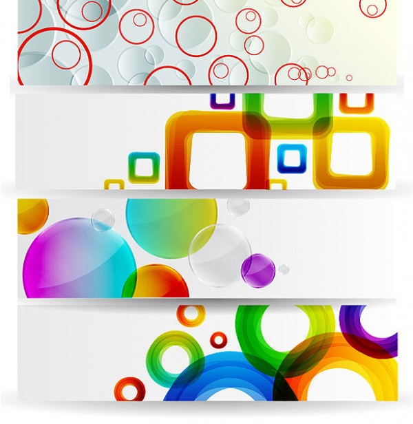 4 Horizontal Vector Banners vector banner vector unique small pack psd source photoshop resources interesting horizontal graphics free vectors eps creative colorful cdr banners ai advertisements   