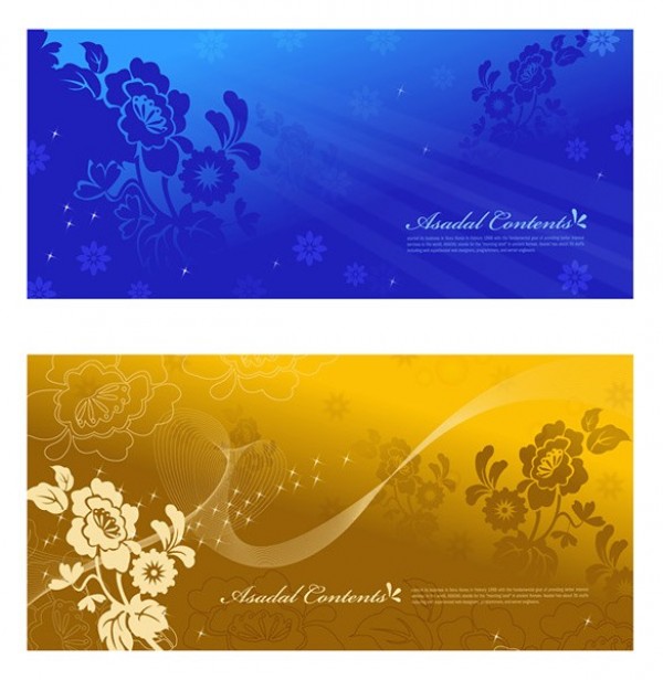 5 Dark Floral Fantasy Vector Backgrounds web wave vector unique stylish quality purple pink original illustrator high quality green graphic gold fresh free download free floral fantasy download design dark creative colors blue   