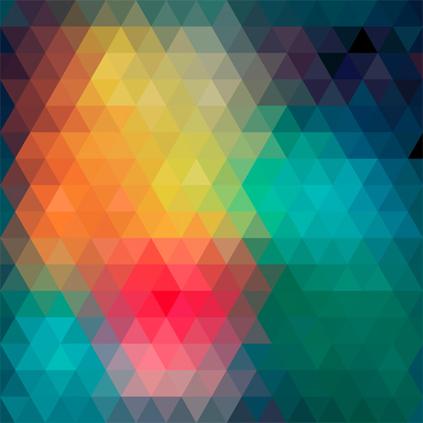 Colorful Tone Triangle Mosaic Background web vector unique ui elements triangles triangle pattern stylish quality pattern original new mosaic kaleidoscope interface illustrator high quality hi-res HD graphic geometric fresh free download free eps elements download detailed design creative colorful background abstract   
