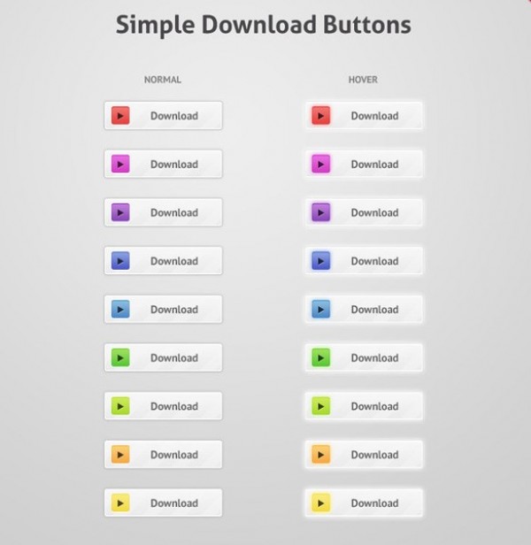 Sweet Download Buttons Web UI Pack PSD white web unique ui elements ui stylish simple set quality psd pack original new modern light interface hi-res HD fresh free download free elements download buttons download detailed design creative colors clean   