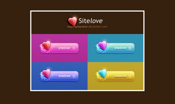 Site Love Heart Effects UI Buttons PSD web unique ui elements ui stylish special effects buttons simple romantic buttons quality original new modern love buttons interface hi-res heart buttons heart HD fresh free download free elements download detailed design creative clean buttons   