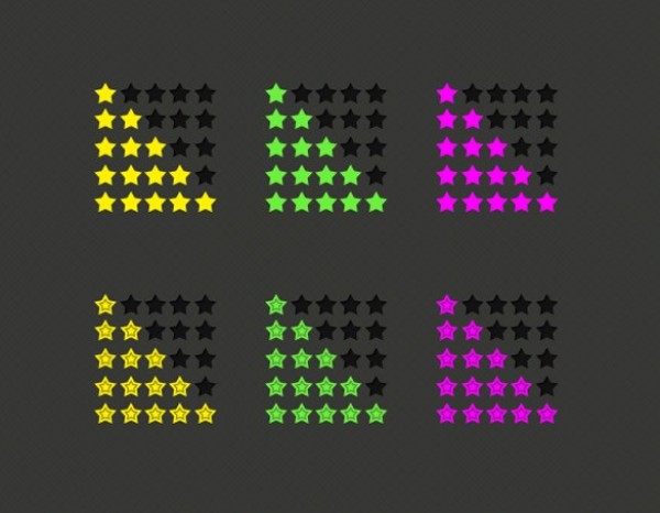 Web UI Review Rating Stars Set PSD yellow web unique ui elements ui stylish stars star rating simple review rating quality purple psd original new modern interface hi-res HD green fresh free download free elements download detailed design creative clean   