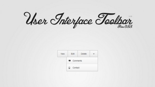 Sweet Web UI Toolbar Menu CSS/HTML web unique ui elements ui toolbar menu toolbar stylish small quality original new modern minimal menu interface hover hi-res HD fresh free download free elements dropdown download detailed design css/html creative click clean buttons   