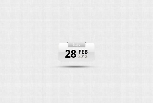 Metal Look Expiry Date Badge PSD web unique ui elements ui stylish shiny quality psd original new modern metal interface hi-res HD fresh free download free expiry date expiry expires expiration date elements download detailed design date badge date creative clean badge   