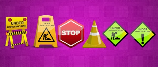 High Quality Under Construction Icons Set workers web warning vector unique Under construction icon ui elements stylish stop sign quality original new interface illustrator icons high quality hi-res HD graphic fresh free download free elements download detailed design creative construction sign construction   