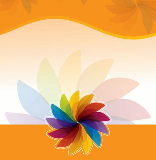 Colorful Pinwheel Floral Vector Background web unique ui elements ui stylish quality pinwheel original orange new modern interface hi-res HD fresh free download free floral eps elements download detailed design creative colors colorful clean background   