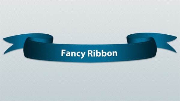 Fancy Blue Ribbon Banner or Header PSD web unique ui elements ui stylish stitched smooth simple ribbon banner ribbon quality original new modern interface hi-res header HD fresh free download free fancy elements download detailed design creative clean blue banner   