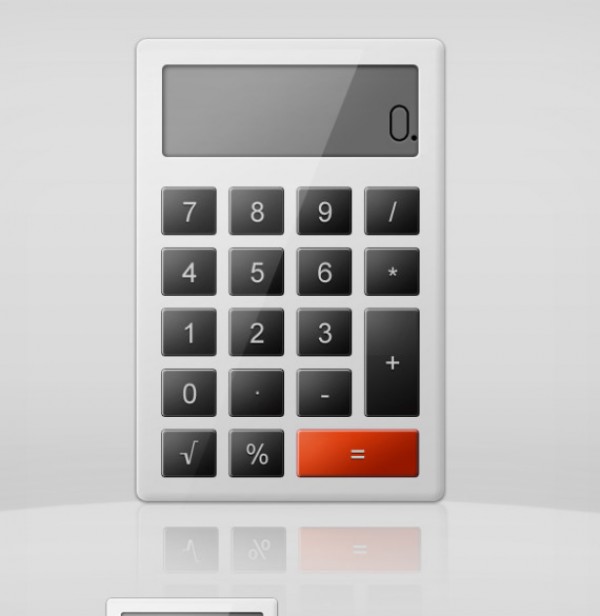 Elegant Calculator Icon PSD simple psd source psd png photoshop resources orange icon ico free icons elegant calculator   