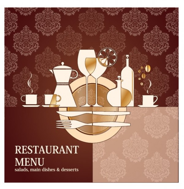 3 Classy Restaurant Menu Vector Templates web vector unique ui elements stylish restaurant menu restaurant quality original new menu cover menu interface illustrator high quality hi-res HD graphic fresh free download free elements download detailed design creative   