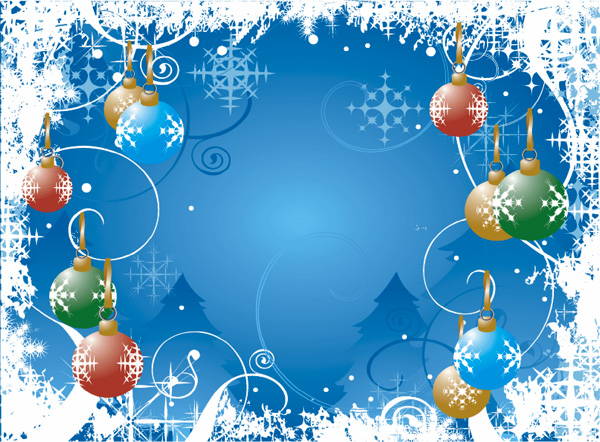 Christmas Snowflake Festive Background 2967 winter ui elements tree snowflake snow ornaments free download free download christmas blue background   