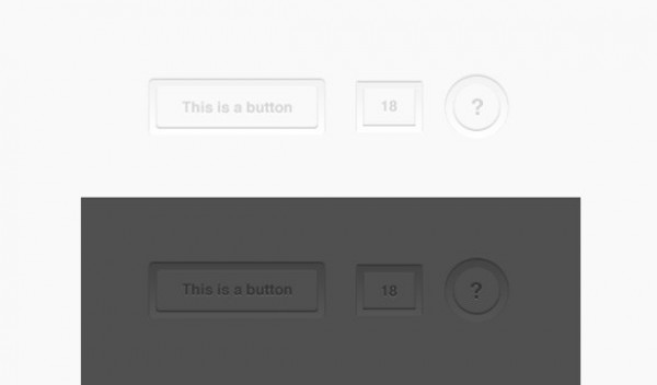 3 Styles Inset Web UI Buttons Light/Dark PSD web unique ui elements ui stylish square set round quality psd original new modern light interface inset hi-res HD fresh free download free elements download detailed design dark creative clean buttons   