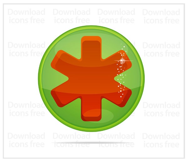 medic vector symbol vector symbol red medic Isolated icon color circle abstract   