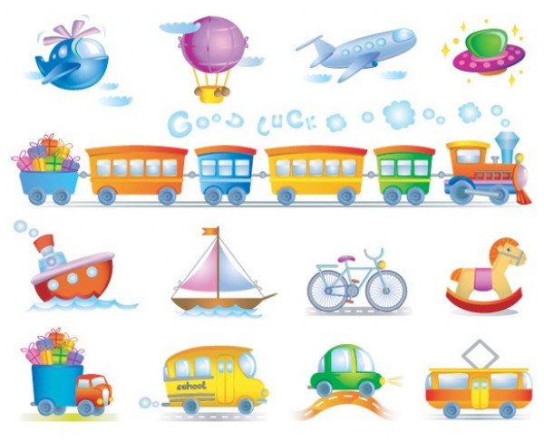 13 Cartoon Transport Vector Icons Set web vector unique ui elements transport icons transport train stylish set quality plane original new interface illustrator icons high quality hi-res helicopter HD graphic fresh free download free eps elements download detailed design cute creative colorful cartoon transport icons cartoon car bus boat bike bicycle   