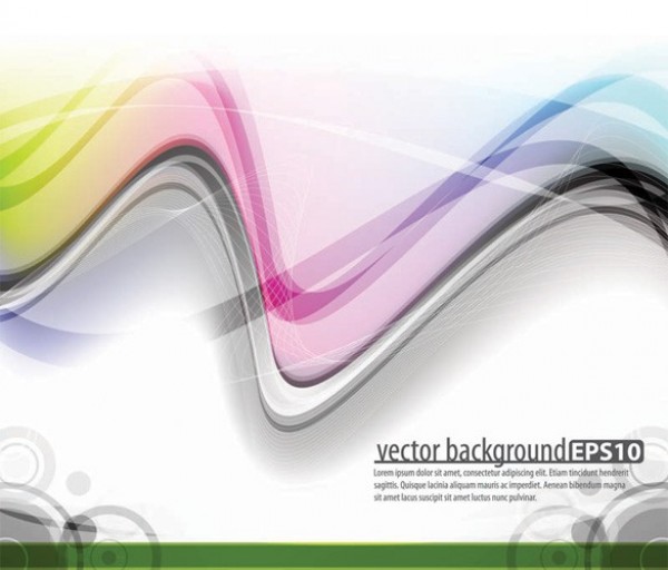 Flowing Waves Abstract Vector Background web waves vector unique swirls stylish quality original lines illustrator high quality graphic fresh free download free flowing download design creative background abstract   