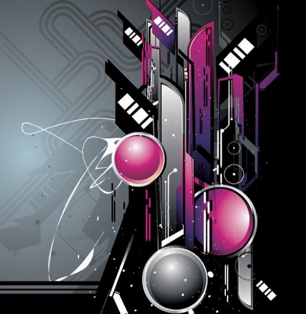 Futuristic Tech Circular Abstract Vector Background web vector unique technology tech stylish science quality original modern illustrator high quality graphic fresh free download free eps download design creative background abstract   