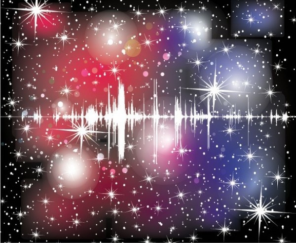 Starry Cosmos Sound Wave Abstract Vector Background web vector universe unique stylish stars starry sound wave quality original orbs illustrator high quality graphic glowing fresh free download free equalizer download design creative cosmos circles background ai abstract   