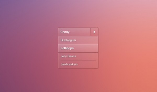 Eye Candy Dropdown List Menu PSD web unique ui elements ui stylish quality psd pink original new modern list interface hi-res HD fresh free download free elements dropdown menu dropdown list dropdown download detailed design creative clean candy button active state   