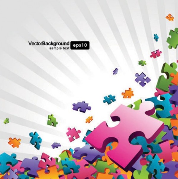 6 Colorful Puzzle Pieces Vector Backgrounds web vector unique ultimate stylish quality puzzle pack original new modern jigsaw puzzle jigsaw pieces illustrator high quality high detail hi-res HD graphic fresh free download free download detailed design creative colorful background abstract   