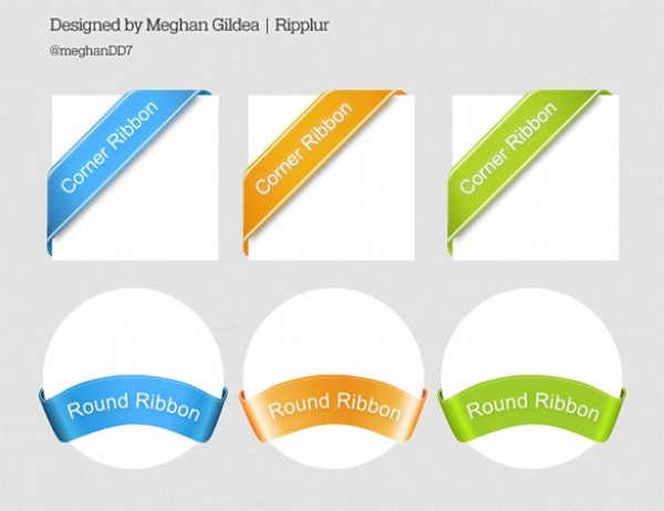 6 Classy Corner Ribbons UI Elements Set PSD web unique ui elements ui stylish set round ribbons quality psd original orange new modern interface hi-res HD green fresh free download free feature elements download detailed design creative corner ribbons corner clean blue   