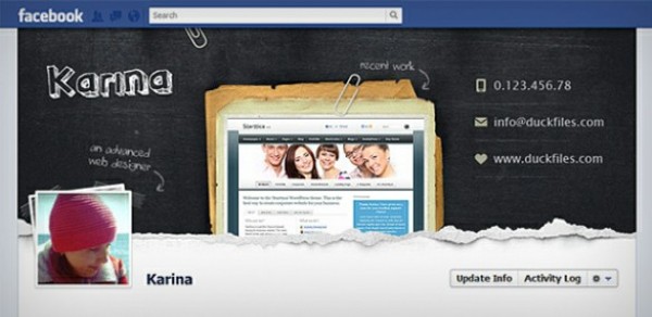 Creative Facebook Timeline Cover PSD web unique ui elements ui timeline cover stylish quality psd original new modern interface hi-res HD fresh free download free facebook timeline facebook elements download detailed design creative clean   