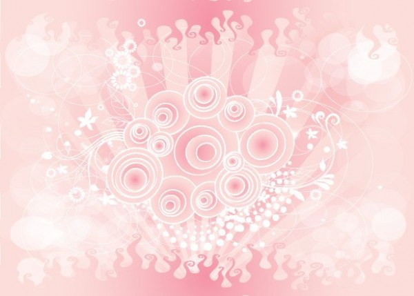 Pink Surprise Swirling Abstract Vector Background web vector unique swirls stylish rosy rose rays quality pink original illustrator high quality graphic fresh free download free floral download design creative background ai abstract   