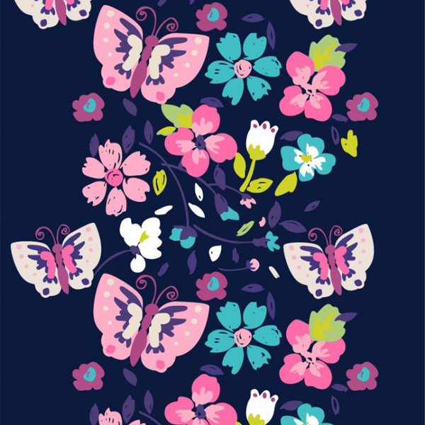 Floral Butterfly Abstract on Black Background vector free download free flowers floral card butterfly butterflies black background abstract   