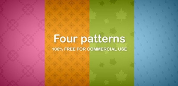 4 Seamless Ornamental Patterns PNG web unique transparent stylish quality png patterns original modern fresh free download free download design creative   