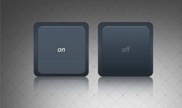 2 Dark Square ON/OFF Vector Buttons Set web vector unique ui elements stylish square set rounded quality original on/off buttons on off new interface illustrator high quality hi-res HD graphic fresh free download free eps elements download detailed design dark creative buttons ai   