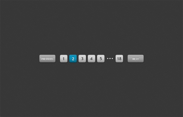 Clean Crisp Pagination Interface PSD web unique ui elements ui stylish quality psd paging paginator pagination original new modern interface hi-res HD grey fresh free download free elements download detailed design creative clean buttons blue   