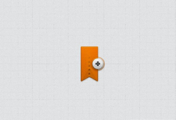 Elegant Ribbon Style Bookmark Icon PSD web unique ui elements ui stylish ribbon bookmark quality psd plus icon original orange new modern interface icon hi-res HD fresh free download free elements download detailed design creative clean bookmark icon bookmark badge   