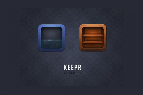 2 Custom Wood or Blue UI Icon Display Shelves PSD wooden shelf wooden wood shelf web unique ui elements ui stylish shelves set quality psd original new modern minimal interface icons icon shelf hi-res HD fresh free download free elements download display detailed design creative clean blue   