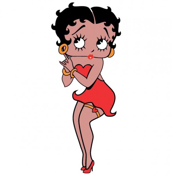 Cartoon Character Betty Boop Vector web vector unique ui elements stylish quality original new interface illustrator high quality hi-res HD graphic girl fresh free download free eps elements download detailed design creative character cartoon Betty Boop   