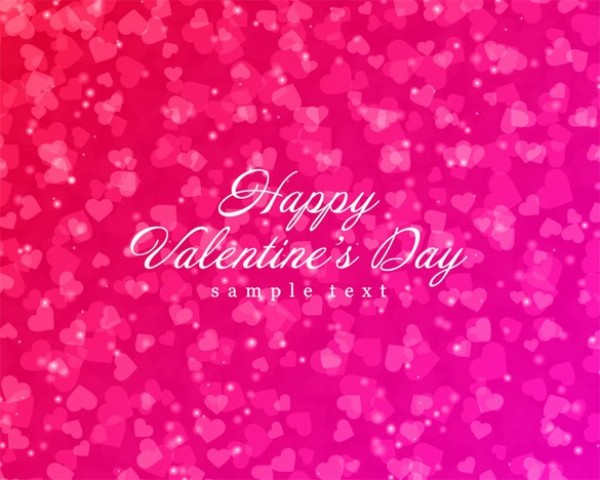 Pink Hearts Sparkle Abstract Vector Background web vector valentines background valentines unique ui elements subtle stylish sparkles quality pink original new interface illustrator high quality hi-res hearts HD happy valentines graphic fresh free download free eps elements download detailed design creative bokeh background   