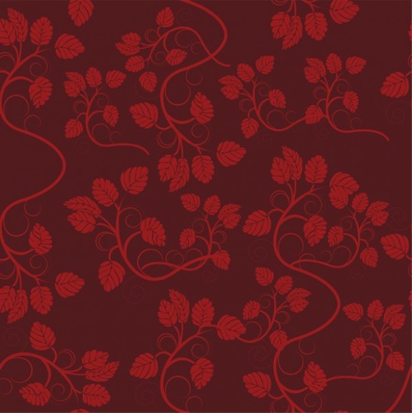 Red Floral Leaves Seamless Pattern Background web vines vector unique ui elements stylish seamless red quality pattern original new nature leaves interface illustrator high quality hi-res HD graphic fresh free download free floral eps elements download detailed design creative background   