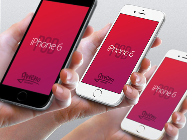 iPhone 6 Hand View Mockups Set photos mockup iphone6 iphone 6 hand view   