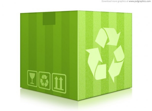 Green Eco Friendly Recycle Box PSD web unique ui elements ui stylish simple recycling box recycling recycle symbol recycle quality original new modern interface hi-res HD green fresh free download free elements eco friendly download detailed design creative clean box   