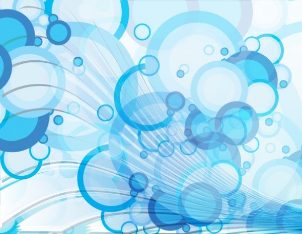 Blue Bubble Circles Abstract Vector Background web vector unique stylish quality original illustrator high quality graphic fresh free download free explosion download design creative circles bubbles blue background abstract   