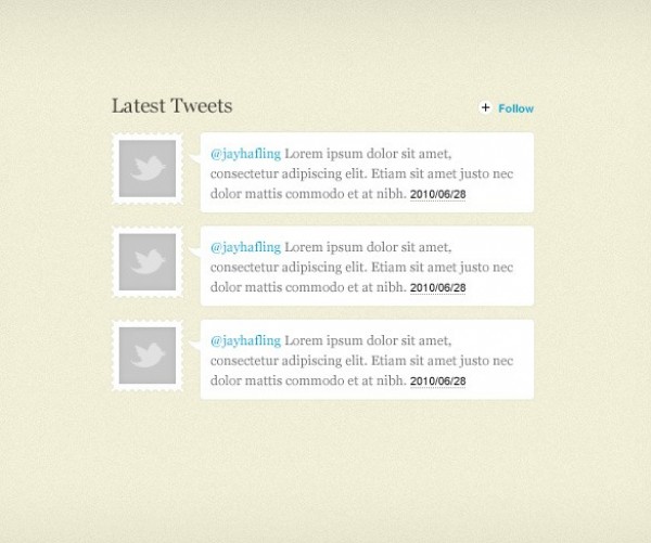 Latest Tweets Twitter Page Interface PSD web unique ui elements ui twitter tweets tweet page stylish stamp quality psd original new modern light latest tweets interface hi-res HD fresh free download free elements download detailed design creative clean blog avatar   