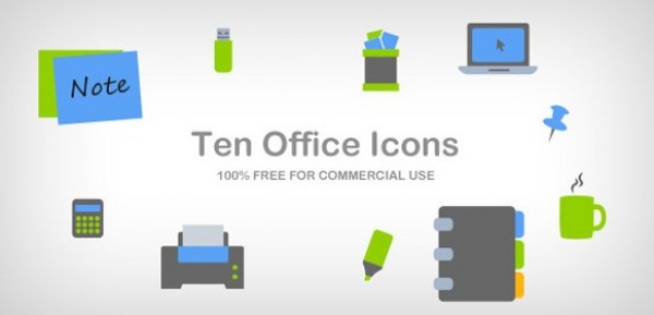 10 Office Business Icons Set PSD web USB flash unique ui elements ui stylish quality printer pin original office bin note new modern marker laptop interface icon hi-res HD fresh free download free elements download diary detailed design cup creative clean calculator   