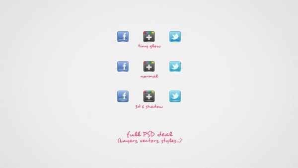 Twitter Facebook GooglePlus Social Icons Set PSD web unique ui elements ui twitter stylish states social media simple set quality original new networking modern interface icons hi-res HD google plus fresh free download free facebook elements download detailed design creative clean   