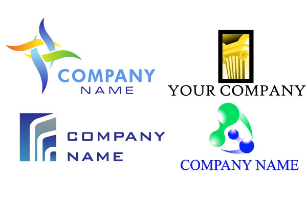 6 Business Theme Logotypes Set vector set logotypes logos logo free download free corporate business   
