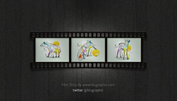 Striking Style Film Strip Image Gallery PSD web vintage unique ui elements ui stylish quality psd photos photography original new modern interface image gallery icon hi-res HD fresh free download free film strip elements download detailed design creative clean   