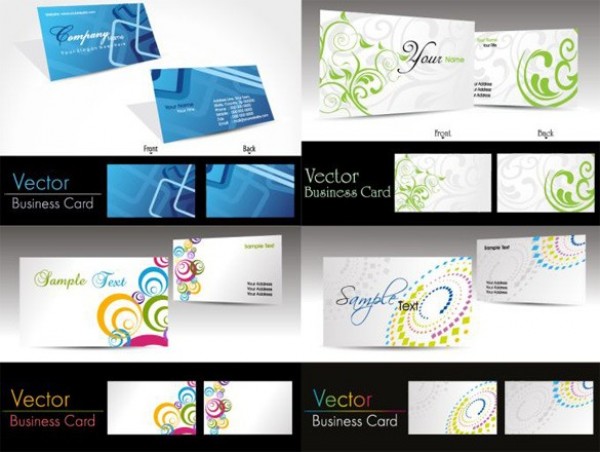 5 Modern Business Card Vector Templates web vector unique template stylish quality original modern illustrator high quality graphic geometric front fresh free download free download design creative card business card business back abstract   
