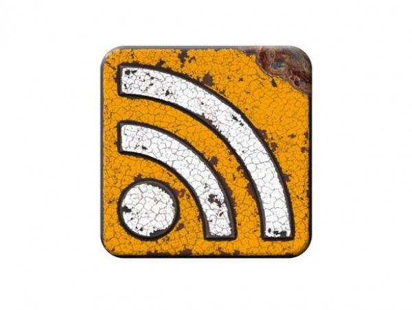RSS Metal Grunge Rusted Social Icon PNG web unique ui elements ui stylish square social icon rusted rss icon rss quality png original old new modern interface icon hi-res HD grunge fresh free download free elements download detailed design creative clean   